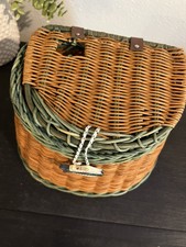 Créel De Pêche Vintage En Osier Tressé - Paniers De Pêche Anciens - USA, 1900-1949