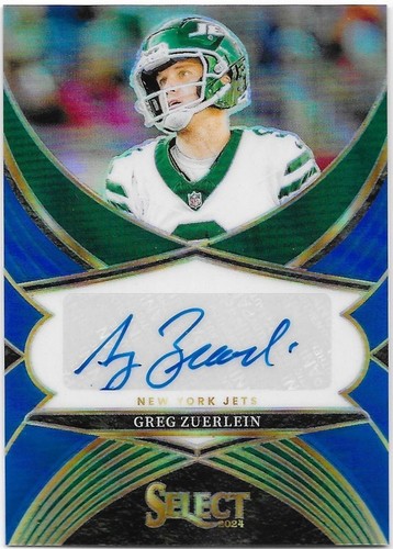 2024 Select Greg Zuerlein Zebra Prizm SP GMG Graded 10 Gem Mint