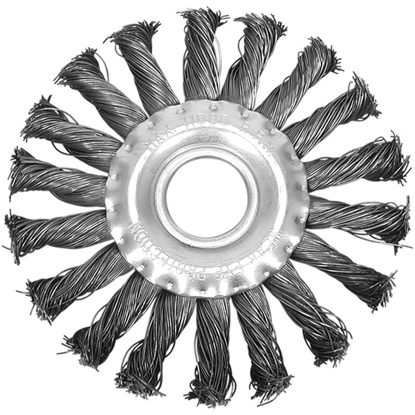 Stahldraht Zopf ScheibenbüRste 150Mm FüR Metall Reinigung Polieren Werkstatt-image