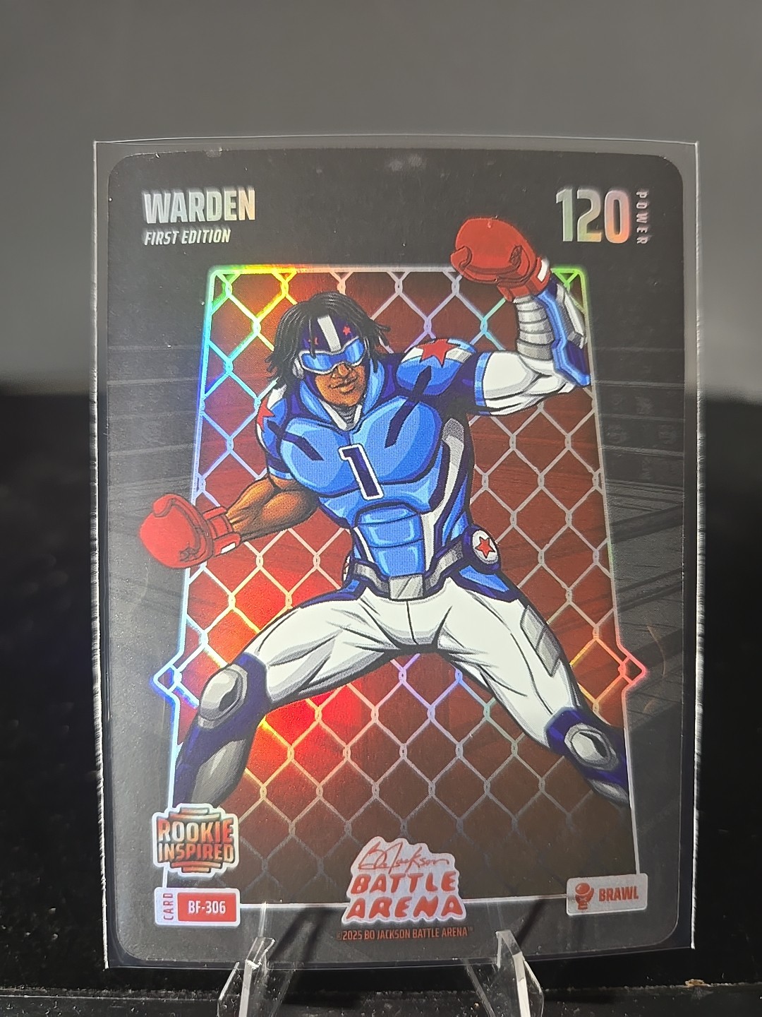2025-26 Bo Jackson Battle Arena (Cam Ward) Warden Brawl Battle Foil #BF-306