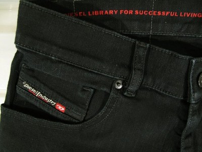 *HOT AUTHENTIC Men's DIESEL @ D-STRUKT 69YP Slim SKINNY BLACK STRETCH Jeans 30