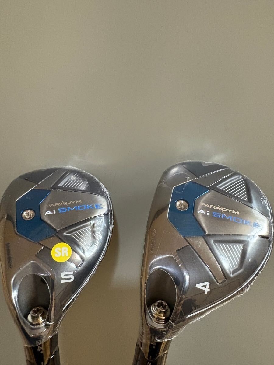 Callaway Paradym Ai SMOKE Lefty Hybrid set 4H & 5H / TENSEI