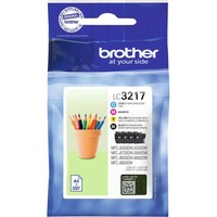 Brother LC-3217VAL Tintenpatrone Schwarz Cyan Magenta Gelb (LC3217VAL)