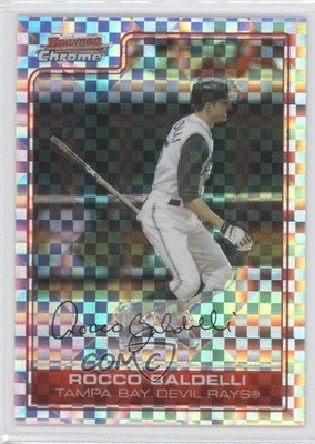 2006 Bowman Chrome X-Fractor 74/250 Rocco Baldelli #180 0a1