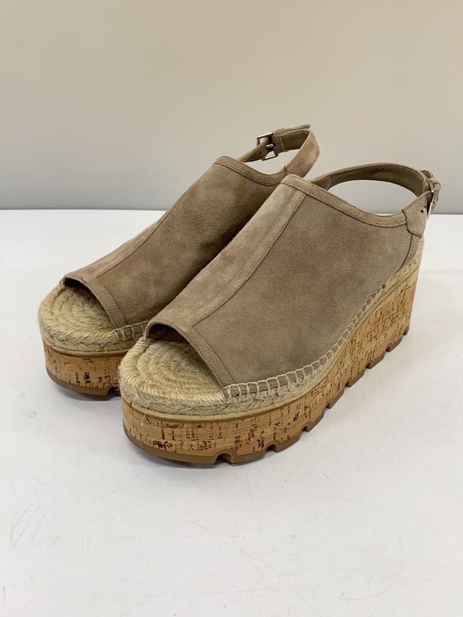 Authentic HERMES Envie 30 Slingback Sandals EU 38 Beige Suede Preowned