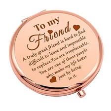Birthday Gift for Friends Pocket Compact Mirror for Best Friend To My Friends