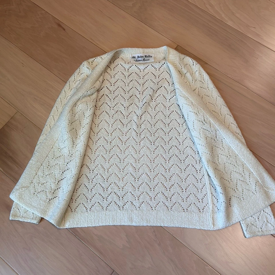Cárdigan pequeño vintage St John Knits para mujer Neiman Marcus Foto 3 de 4