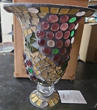 NIB Home Interior Decorative Candleholder Vase Better Homes Gardens 12" #76005