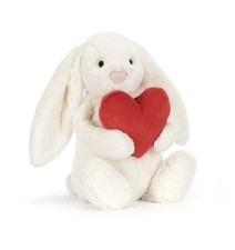 Genuine Bashful Red Love Heart Bunny Jellycat Comes With All Tags And Dust Bag