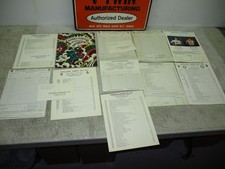1978 SPAULDING ROGERS TATTOO CATALOG PAPERWORK ORDER FORMS MORE 70'S 80'S
