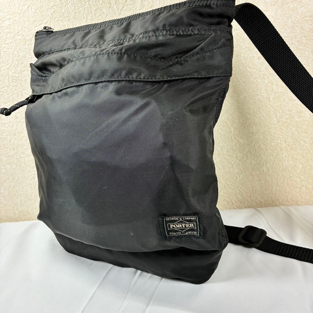 PORTER Yoshida FORCE Shoulder bag Black Made in Japan Authentic