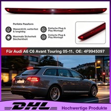 Dritte Bremsleuchte Rücklicht Rot LED Für Audi A6 C6 Avant Touring 05-11