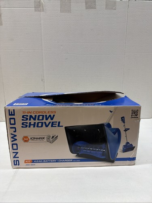 #ad Snow Joe 24V 11 inch Cordless Snow Shovel 4.0 Ah Battery amp;Charger $99.99
