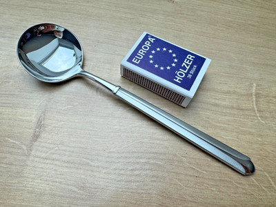 AUERHAHN Besteck ORIGA 18/10  Edelstahl 1 Sahnelöffel / Tassenlöffel 17,8 cm