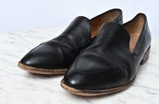 Madewell the Frances Loafer Leather Black Slip-On Shoes Womens Sz 9 Pointy Toe