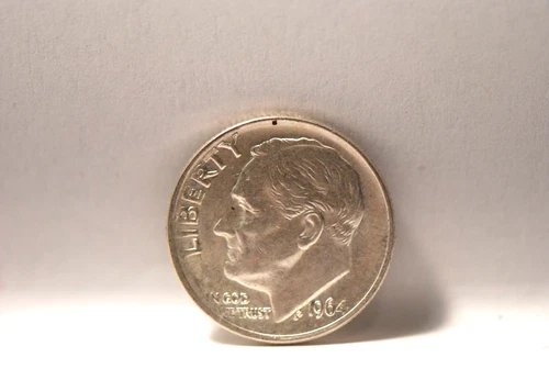 USA, 1964-P Roosevelt Dime, silver, UNC, NR, 4-5