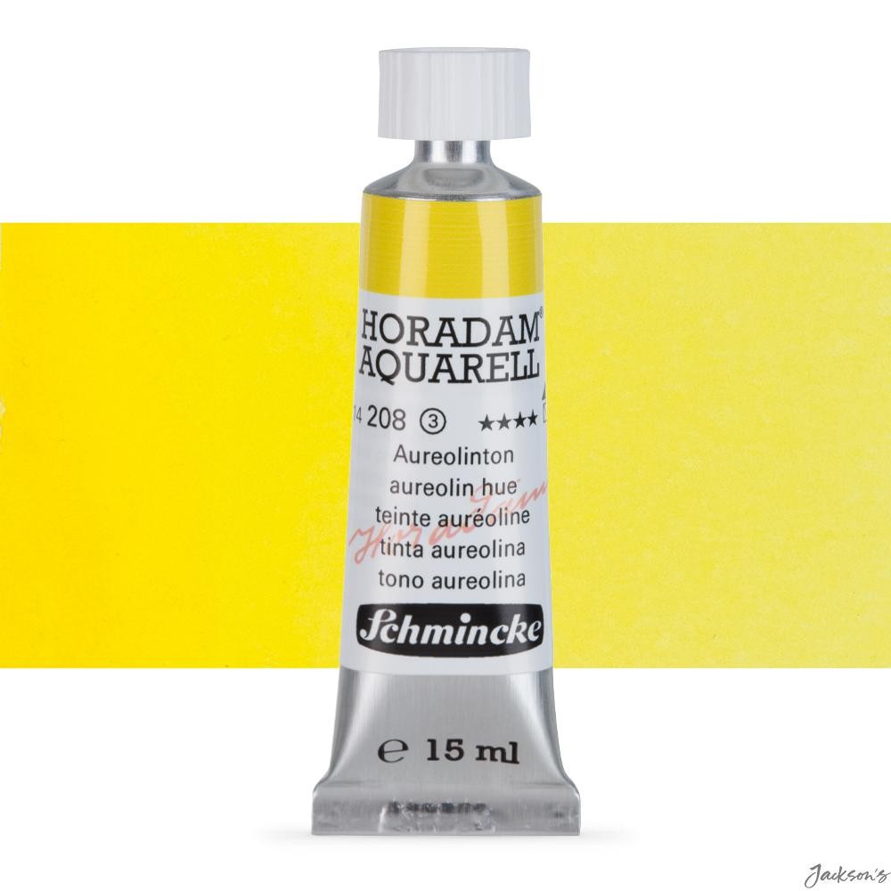 Schmincke Horadam Watercolour Paint Kordofan Gum Arabic 15ml Aureolin Hue