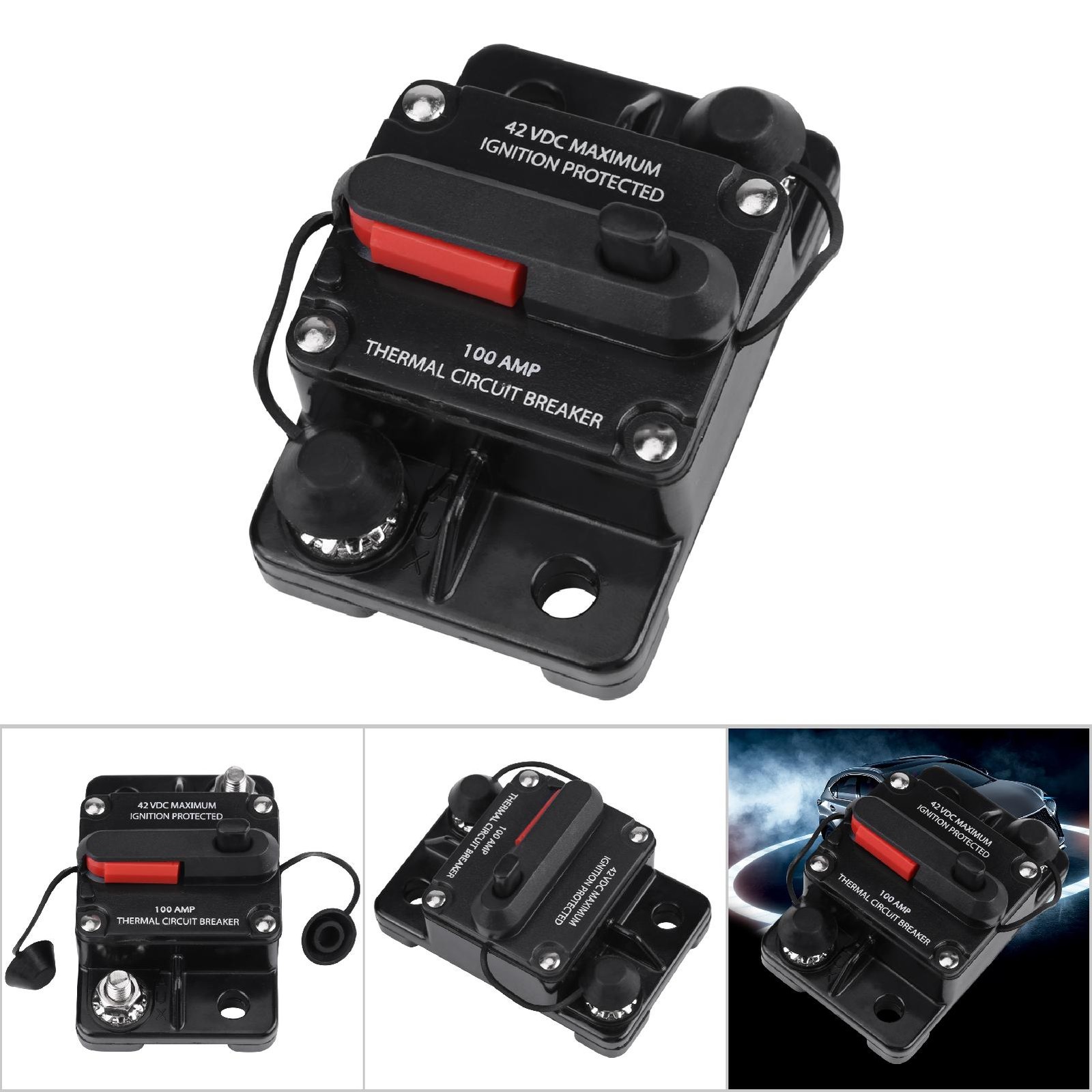 Manual Reset Circuit Breaker For Overcurrent Protection Car Audio↑