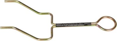25644 Towing Bracket for Portable Waste Transport, Yellow