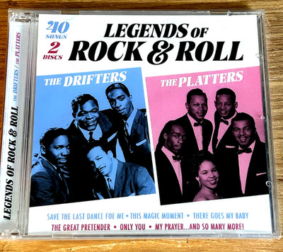 Legends of Rock & Roll The Drifters & The Platters 2 CD Set /Brand New Sealed!