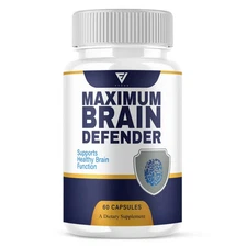 Brain Defender Advanced Memory Support Supplement Pills (60 Capsules)