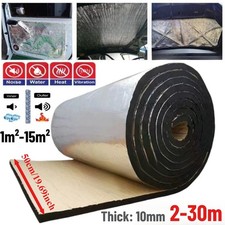 10M Sound Deadening Mat 10mm Thick Car Van Firewall Thermal Insulation Proofing