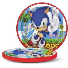 Sonic The Hedgehog 8 Ct Dinner Paper Plates 9"