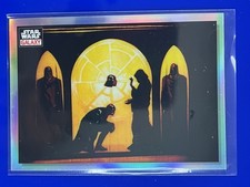 Topps Star Wars Galaxy Chrome 2023 Refractor Becoming Sith #6