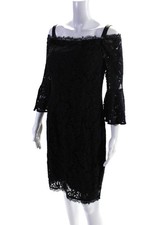 Adrianna Papell Womens Quarter Sleeve Sheath Size 10 13752162