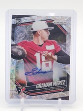 GRAHAM MERTZ 2025 PRIZM MOJO ROOKIE AUTO /100 CHOICE #392 TEXANS A Q3901