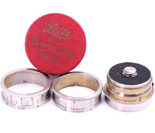 Testa treppiede panoramica Leitz Farux testa panoramica con anelli da 2,8 cm ...