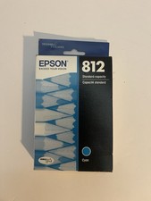 Genuine Epson 812 Cyan Ink Cartridge T812220-S 