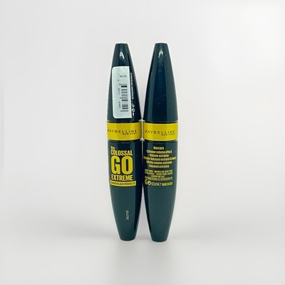 2*Maybelline Mascara The Colossal Go Extreme 10.7ml Noir Perfecto & Set