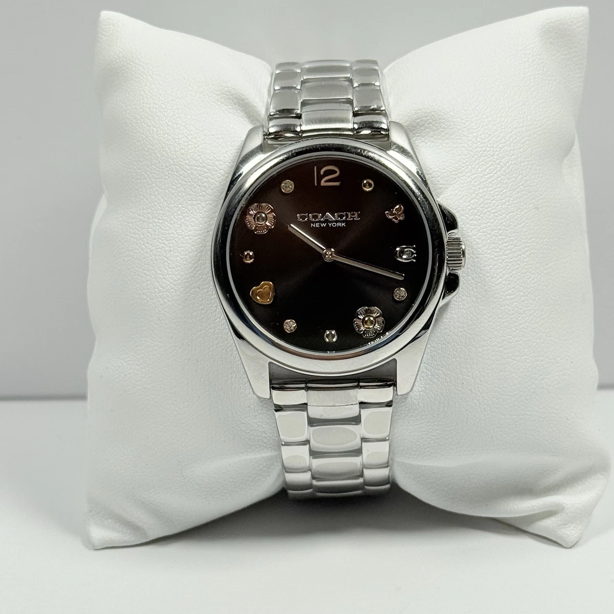 Coach Round Silver Band Wristwatches for sale | eBay display picture 1
