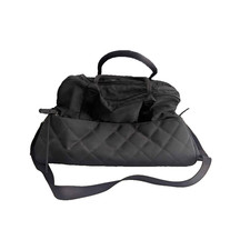 Oioi Bag Baby Nappy Bag Black Quilted