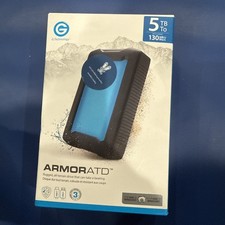 G-Technology 0G10478-1 5 TB ArmorATD Rugged Portable External HDD - Black