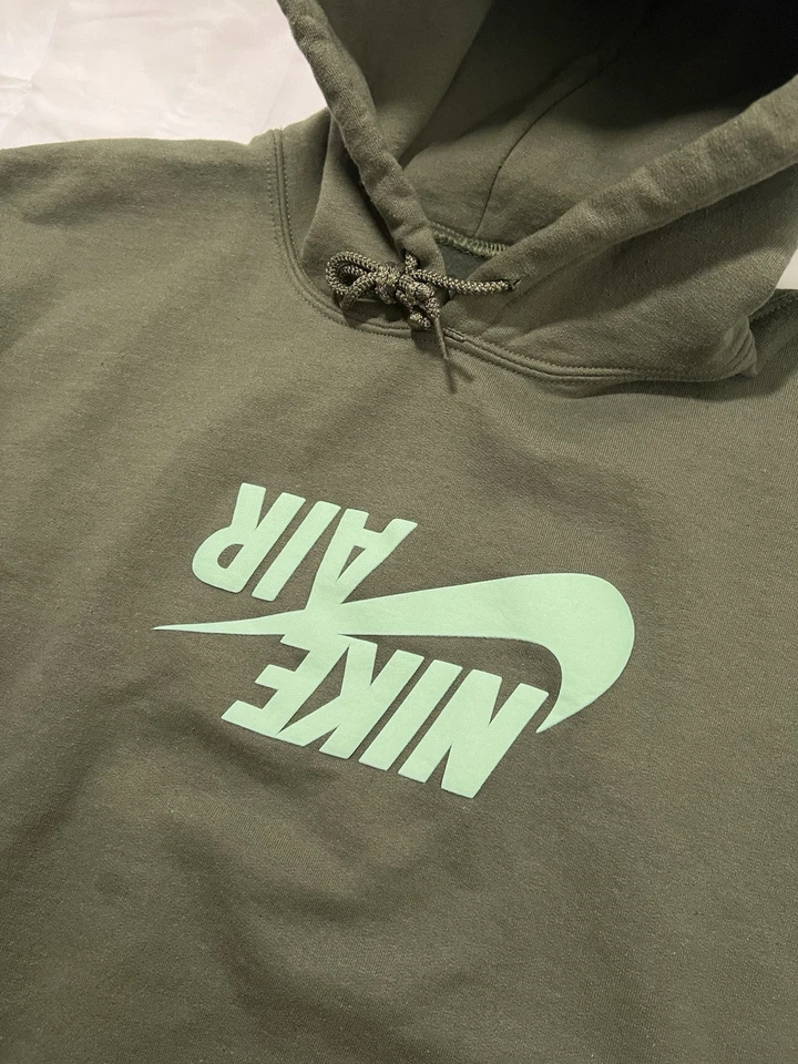 Auténtico Travis Scott Cactus Jack X Jordan Nike SB Logo Sudadera con Capucha Verde Talla L Foto 4 de 4