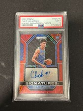2022 Panini Prizm Chet Holmgren ROOKIE AUTO Choice Parallel #RSICHE PSA 9 MINT 