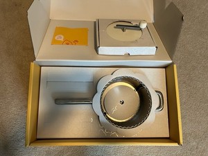 Popsmith Popcorn Popper Cream Colored Enamel Stainless Steel In Box 6 Qt.