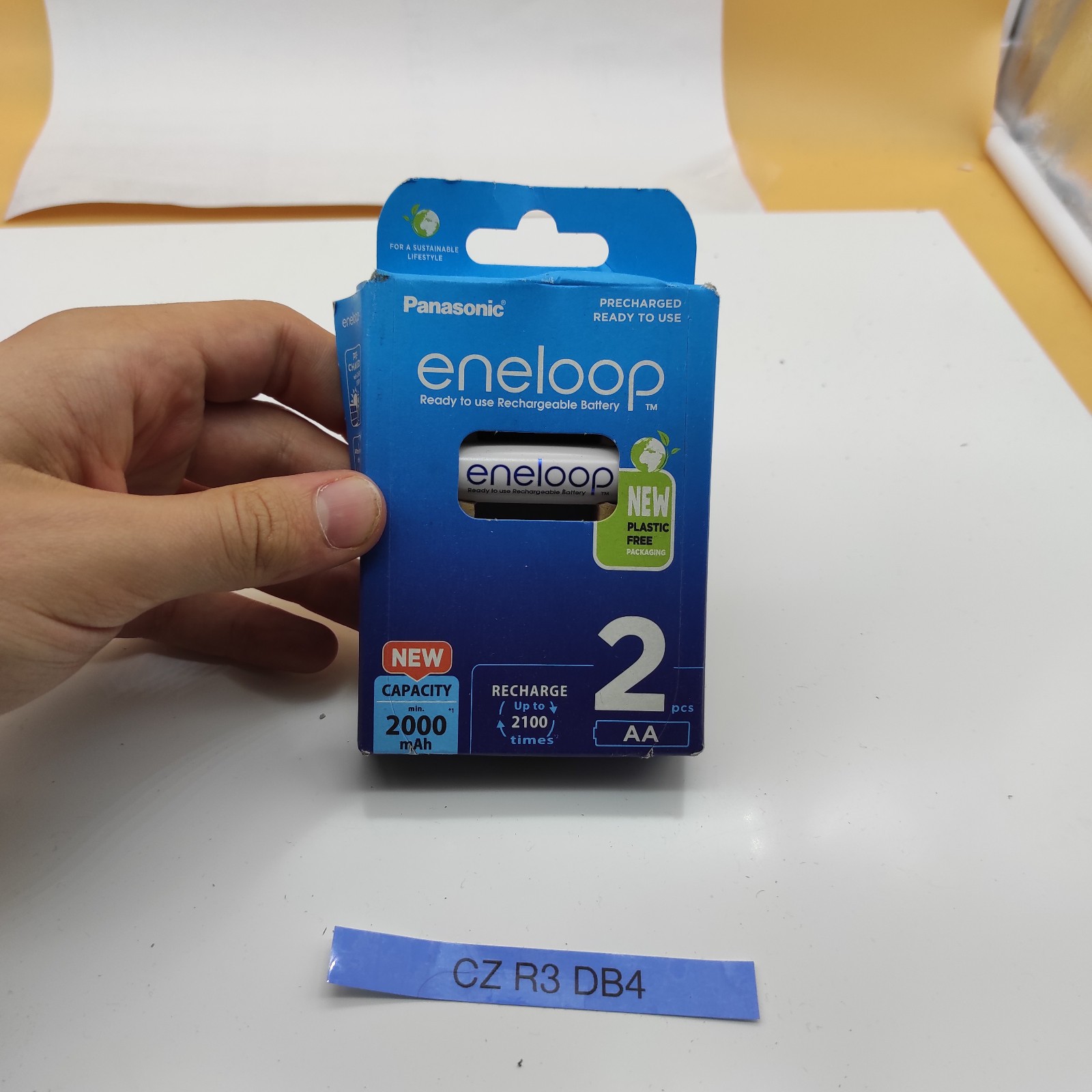 2x Panasonic Eneloop AA 2000mAh NiMH Akku Batterien LR6 HR6 - Bild 2