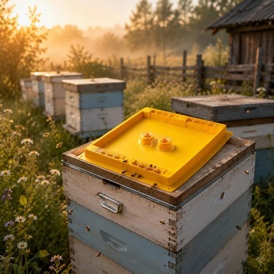 Bienenfutterhaus, Top Feeder, leicht, großes Fassungsvermögen, robustes