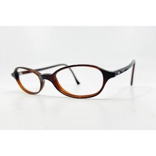 Fendi F527 Henna Eyeglasses Oval Brown Frames Italy 46-17-130 Vintage Designer