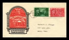 US COVER ROOSEVELT MEMORIAM FDC COMBO SCOTT 930 931 STAEHLE CACHET CRAFT