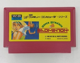 Famicom Software Super Dynamic Badminton Vap FMB70
