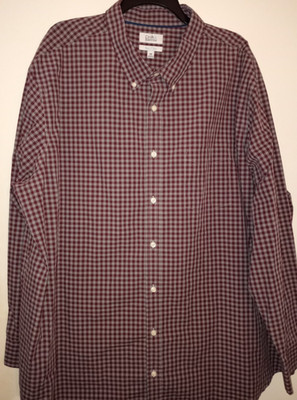  Croft & Barrow EASY CARE Pocket Men Button Front Shirt 3XB 3X BIG NWOT NEW