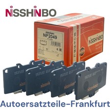 NISSHINBO Bremsbeläge VORNE für SUBARU IMPREZA + NISSAN 200SX S14 SKYLINE Coupe