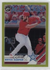 2019 Panini Donruss Optic All-Stars Lime Green Prizm Bryce Harper #97 0zc4