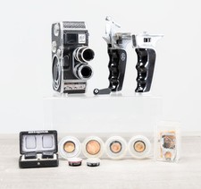 Vintage 1954 Paillard Bolex B8 8mm Camera Movie Motion Pictures