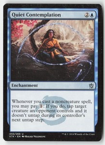 Quiet Contemplation (50/269) - Khans of Tarkir MTG
