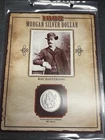 1882-O Morgan Silver Dollar Coin & BAT MASTERSON Stamp Set - Legends Of The West